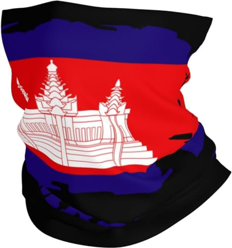Bandana Kambodscha Karte Flagge Half Face Schal Prämie Kopfbedeckung Stirnband Multifunktion Nackenwärmer Für Motorrad Outdoor Yoga
