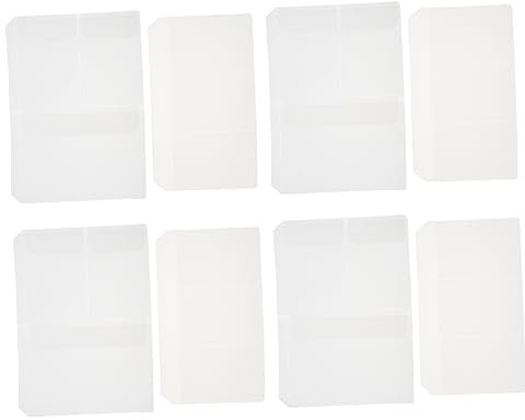 UTHCLO 10stücke Eva Zipper Taschen Für Loseblatt-notizbücher Und Visitenkarten Transparent Praktische Aufbewahrung Für Dokumente Und Karten