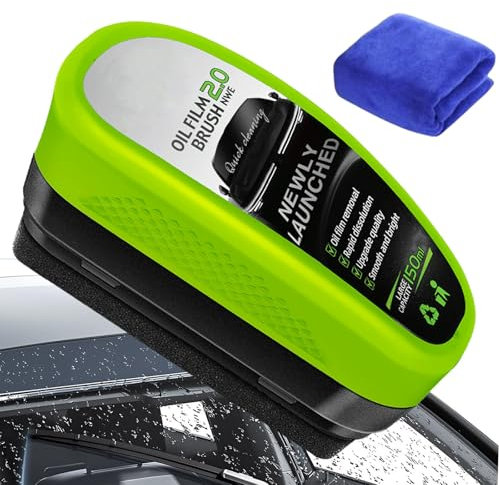 Jetdryshop Glasreiniger, Jet Dry Shop Windschutzscheibenreiniger, Jetdryshop Auto-Ölfilm, Jetdryshop Autofenster-Reinigungsbürste, Boministore Glasreiniger, verbessert die Klarheit (1 Stück)