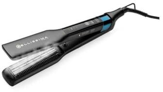 Bellissima Imetec Style Expert Steam Elixir - Plancha de Vapor Profesional para un Cabello Liso, Protegido y Brillante, sin Daños - Revestimiento de Cerámica y Aceite de Argán - 4 Temperaturas