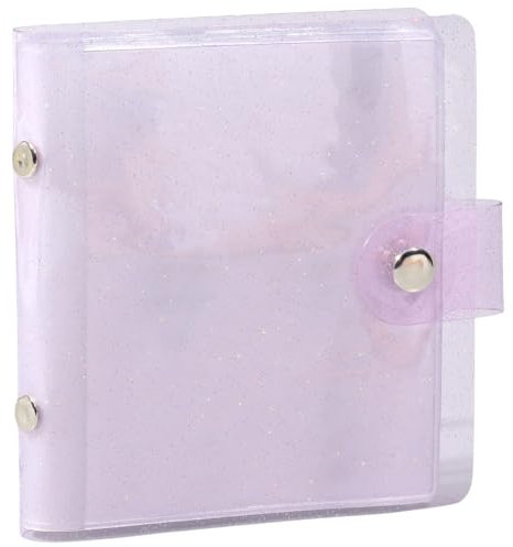 SOFPLATE 2 Mini Album Photo Instax à 36 Pochettes 3x4pouce en PVC Violet Rectangulaire pour Polaroid Cartes Photo Instax Appareils Photo Numériques à Impression Instantanée.