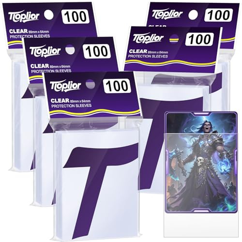 500 Transparente Innenhüllen, Perfekte Passform für Doppelhülle,Sammelkartenhüllen,kompatibel mit MTG, TCG, Baseball, Sportkarten