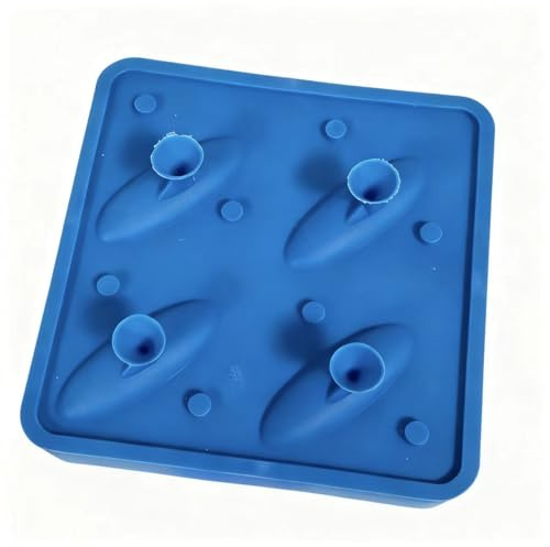 Shark Silicone Ice Mold, 3D Novelty Shark Shape Ice Mould, Funny Shark Ice Cube Molds for Whiskey, Cocktails and Juice, Easy-Release