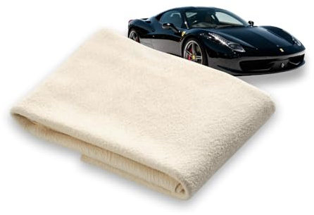Fensterleder Echt Leder,Lederlappen Auto Ledertuch,Autoledertuch Echtleder,Ledertuch Autopflege,Abledertuch Auto,30x40cm auto Trockentuch Ledertuch,Perfekt zum Trocknen von Autos,Glas,Sehr Saugfähig