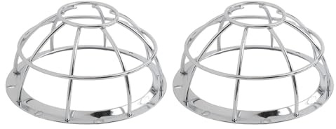 CashMuch Iron Smoke Dettor Prottive Abdeckung, Sprinkler Guard Cage Bket, feuerfeste Metallgitterabdeckung für den privaten und gewerblichen Gebrauch, Silber