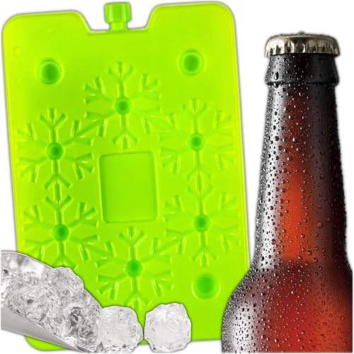 KRUMAD Set Kühlakkus, Wiederverwendbares Kühlelement, Lange Kühlleistung, Kompakte Größe 16 x 11 cm, Kühlakku für Kühltasche, Kühlbox, Brotdose, Camping, Ice Packs for Cool Bag, Klein