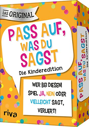 RIVA Pass auf, var du sagst: Wer bei diesem Spiel »Ja«, »Nein« oder »Vielleicht« sagt, verliert! – Die Kinderedition