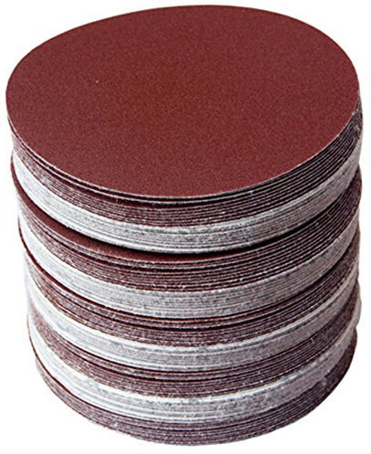 30pcs/set 6inch 150mm Papier Sablé Rond Disque Sand Sheets Grit 80/100/120/180/240/320 Disque de Ponçage et Crochet pour Sander Grits