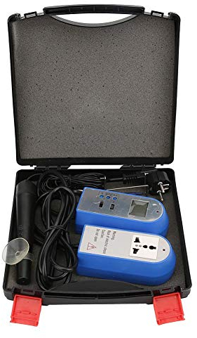 PH Meter, Digitaler Online PH Regler Tester Wasserqualitätsmonitor Detektor 0-14PH für Aquarium, Pool, Trinkwasser PH Tester(220V EU)