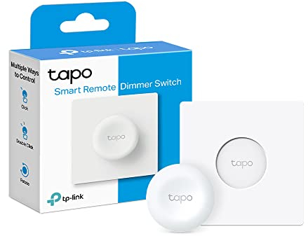 Tapo S200D Smart Wireless Remote Dimmer Switch, Multiple Locations Control, Customized Actions, Battery Included, Flexible Mounting, Easy Setup, For Indoor Home Lighting, Livingroom, Bedroom