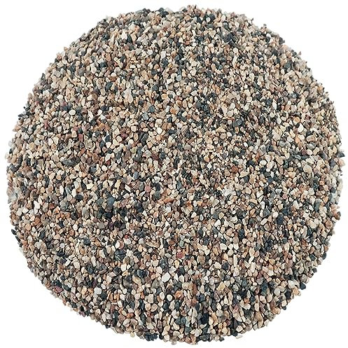 Ausluru Silica Gravel, Multi-Purpose Mixed Silica Sand for Fire Pits, Aquariums, and Landscaping, 11LB Large