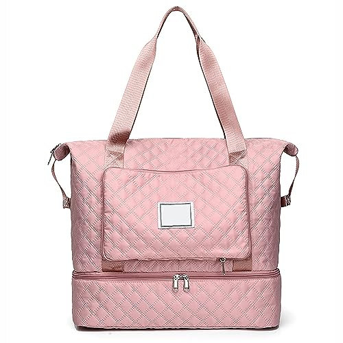 Reisetasche mit großem Fassungsvermögen, faltbare Tasche für Damen und Herren, wasserdicht, Wochenendtasche mit Schultergurt, Kabinentasche, Handgepäcktasche, Krankenhaustasche für Sport und Reisen