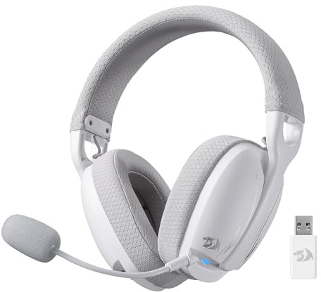 Redragon H878 Gaming Headset 3 Moden 7.1 40mm Weiß Grau