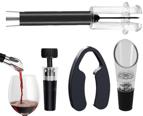 Wine Bottle Opener - Air Pressure Wine Bottle Opener | Wine Accessories Bottle Stoppers Wine Pump Design Reusable Wine Opener Accessories