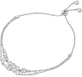 Michael Kors Damen-Doppelarmband aus Halbedelstein mit Schiebeverschluss