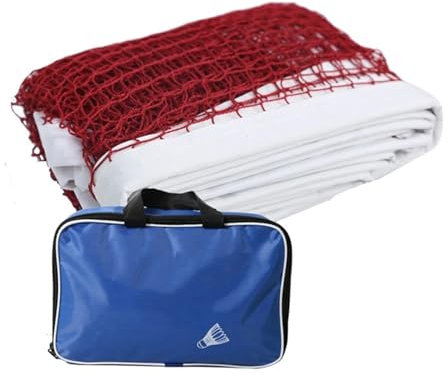 CGUOHU Badmintonnetz 6,1 mx 0,76 m Professionelles Sporttraining Standard-Badmintonnetz Outdoor-Tennisnetz Mesh-Volleyballnetz Übungstrainingsnetz Für Garten, Park, Outdoor