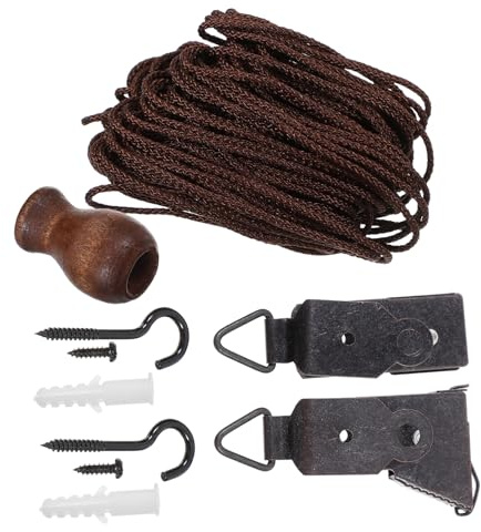 Angoily Accesorios para Persianas Enrollables Cuerda para Persianas Enrollables Material Resistente Instalación Fácil Uso Ventanas De Dormitorio Sala De Estar y Oficina