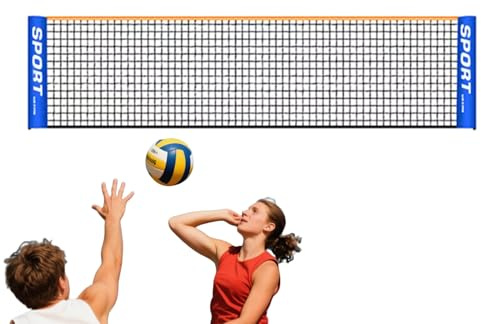 Tragbares Tennisnetz Fußball Tennisnetz - Höhenverstellbar Portable Sports Net | Tennis Court Equipment Training Mesh für Sport Fitness für Garten am