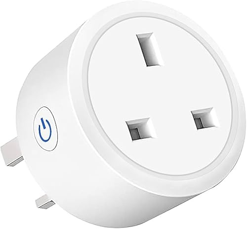 Zigbee Smart Plug UK Socket 20A with Energy Monitoring | Zigbee 3.0 | Works with Home Assistant, Zigbee2MQTT, Tuya, Alexa & Google Home | Signal Repeater Function | High Power 4400W