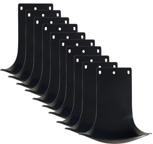 10 Pcs Drip Tray for Wall Mounted Soap Dispenser, Prevent Dripping and Spraying, Dispenser Stand, Black