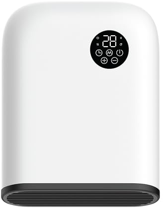 TCP WALL MOUNTED HEATER - 2kW, Instant Warmth, Weekly Programming, Fast Heating, Open Window Detection, Wall mounted, Remote Control, Digital Touch Screen, White