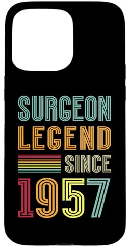 Surgery Legend 1957 68 Years Scalpel 68th Birthday Surgeon Case for iPhone 15 Pro Max