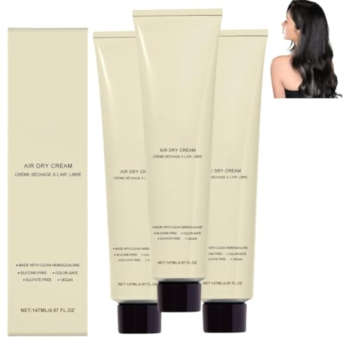 Eine All-in-One-Creme zum Trocknen von lockigem Haar. Kräftigt das Haar, ist farbecht und bietet eine leichte Leave-in-Pflege.