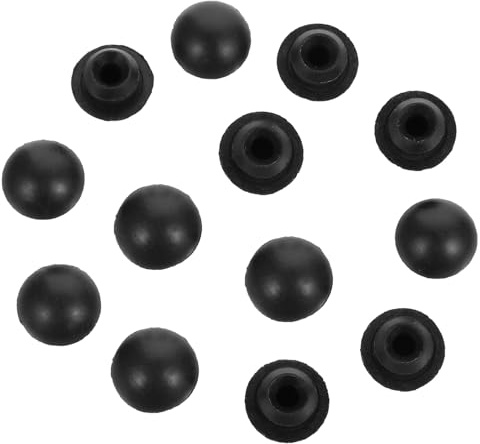CONGARTENO Tappo Gomma Confezione da 20 Pezzi Design Leggero e Forma Conica Nero, Resistente al Freddo e Non Corrosivo per Auto per Serbatoio Martinetto Idraulico