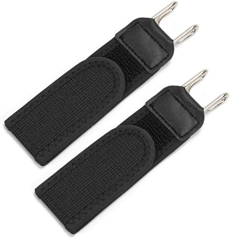 Bafiwu Cinturón sin hebilla para hombre y mujer, 2 unidades, cinturón elástico con gancho de metal, cinturón táctico invisible para trabajo, ocio y viajes, negro