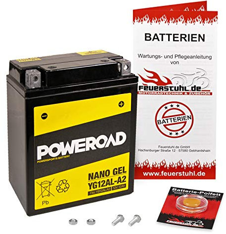 Gel-Batterie für Honda CB 1100 R (SC05) wartungsfrei, einbaufertig, startklar, inkl. 7,50€ Pfand