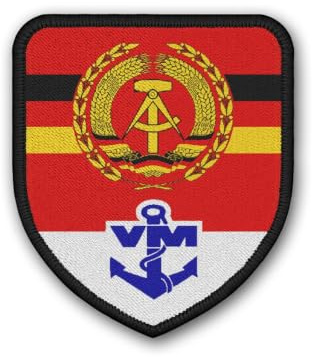 Patch Marine VM NVA Wappen Logo Abzeichen DDR Seestreitkräfte Reserivst #31840