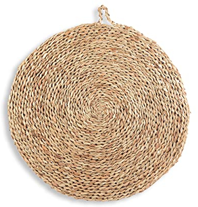 HERSIG - Salvamantel Individual con Asa | Mantel Individual Redondo - 40 cm