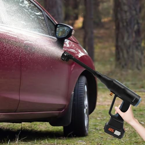 Boquilla 6 en 1 Bomba de agua a presión YUNRUX Multifuncional Limpiador de alta presión eléctrico Lavadora Limpiador de juntas Eléctrico Fachada Limpiador de Terrazas Limpiador con manguera de succión