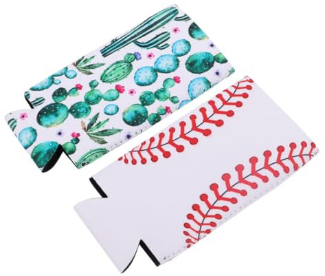 ifundom 4piezas Funda Para Lata De Cerveza De Neopreno Para Camping Picnic Fundas Reutilizables Para Enfriar Latas Para Cerveza y Refrescos