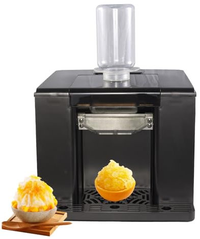 Machine à glaçons automatique commerciale en forme de flocon de neige avec écran tactile, sortie 60 kg/jour et autonettoyant, idéale pour les camions de nourriture, les restaurants et la maison