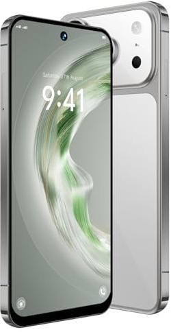 McMgc Téléphone Portable 4G Débloqué 6.6 Incell, 4Go+32Go Extensible 256Go, Batterie 5000mAh, Android 12, Double Caméra 13MP+16MP, Port Type-C (Gray)