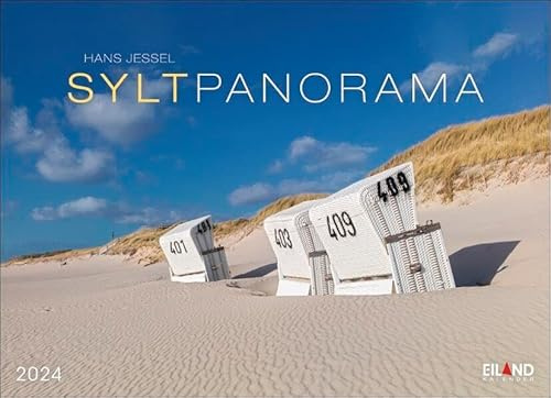 Sylt Panorama Postkartenkalender 2024. Endlose Sandstrände und Dünen in einem Foto-Kalender zum Aufhängen. Jeden Monat eine Postkarte zum Sammeln oder Verschicken.: Hans Jessel