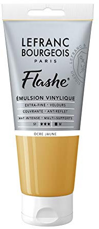 Lefranc Bourgeois Flash Vernice acrilica, Ocra Gialla, 80ML
