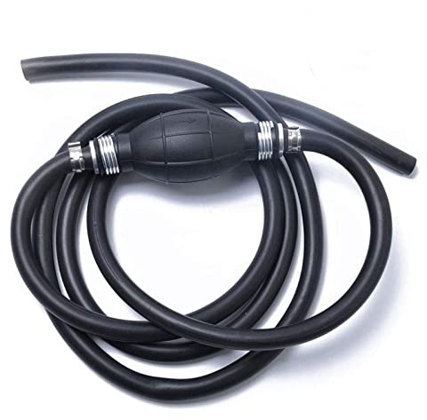 Pompa a mano a benzina Sifone con pompa di trasferimento del carburante,Fuel Line Assembly,Pompa Universale a Mano per Gasolio,liquidi Come Acqua, Benzina, Diesel e Olio, acquario(8mm)