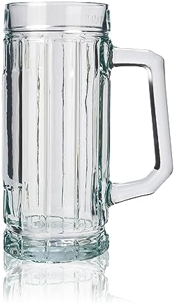 Stölzle Gambrinus - Set di 6 brocche per birra, 0,3 l, in vetro di soda lime, lavabile in lavastoviglie
