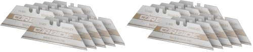 Stanley FatMax Carbide Trapezklingen (0,6 mm Klingenstärke, 62 mm Klingenlänge, 19 mm Klingenbreite, 10 Stück) 2-11-800 (Packung mit 2)