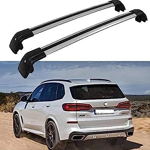 dachgepäckträger Auto Autodachträger Für B-MW X5 G05 2019–2021, Auto Universal Dachträger Querträger Gepäckhalter, Aluminium Fahrrad Dachträger Für Cargo Top Ski Snowboard