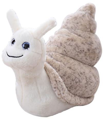 champracer Schnecke Plüschtier, Kuscheltier Schnecke Stofftier für KinderPlüschpuppe, zum Kuscheln und Spielen Kuscheltiere Geschenk (22 cm,Grau)