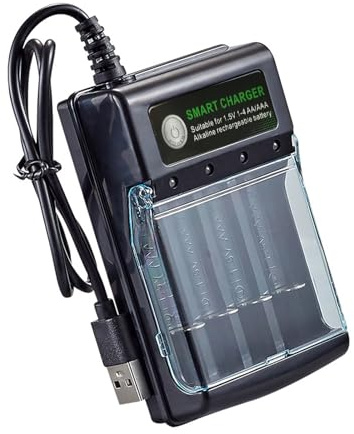 Boîte de chargement de batterie alcaline avancée de 1,5 V avec chargeur efficace de recyclage de la batterie respectueux de l'environnement