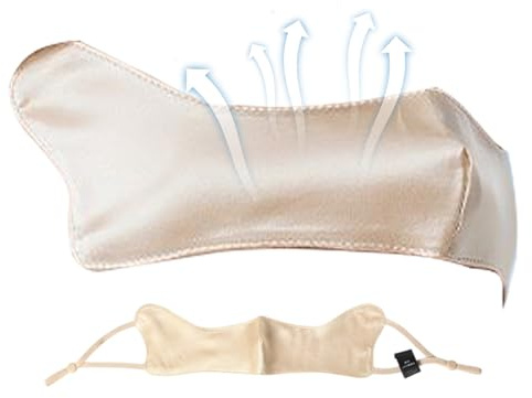 Cache-Nez En Soie,Accessoire De Plein Air Lavable Doux Anti-Vent Et Anti-Poussière,Cache-Nez pour Hommes | pour Femmes en Voyage, Camping, Vacances, Vélo, Temps Poussiéreux et Soleil Intense