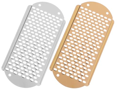 UPKOCH 2pcs Stainless Steel Foot Rasp and Foot File Set for Dead Skin Removal, Hard Skin Remover Scraper with Replacement Blades for Home Pedicure and Cracked Heel Care