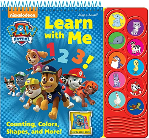 Nickelodeon Paw Patrol: Learn with Me 123! Counting, Colors, Shapes, and More! Sound Book (Play-A-Sound)