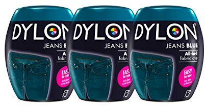 New Dylon 350g Jeans Blue Machine Dye Pod 3 Pack