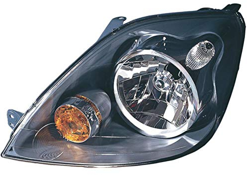 Halogen Scheinwerfer Hauptscheinwerfer Frontscheinwerfer links H4 mit Elektromotor für Model Fiesta V JH_ JD_