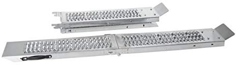 Auffahrrampe klappbar im 2er Set | belastbar mit bis zu 400 kg | 200 kg pro Rampe | Kompakt zusammenklappbar